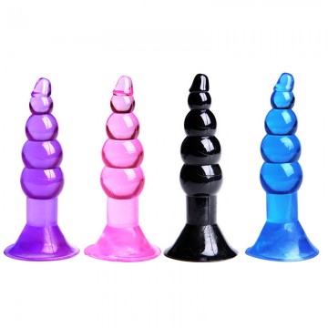 Soft Feeling Jelly Pagoda Anal Butt Plug Soft Feeling Jelly Pagoda Anal Butt Plug